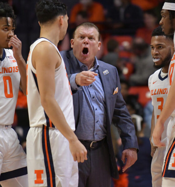Illinois basketball head coach Brad Underwood.