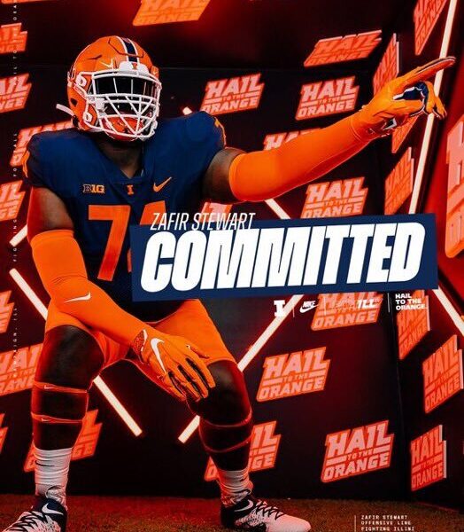 Illinois Football lands OL Zafir Stewart