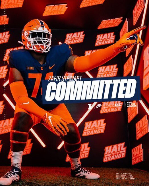 Illinois Football lands OL Zafir Stewart