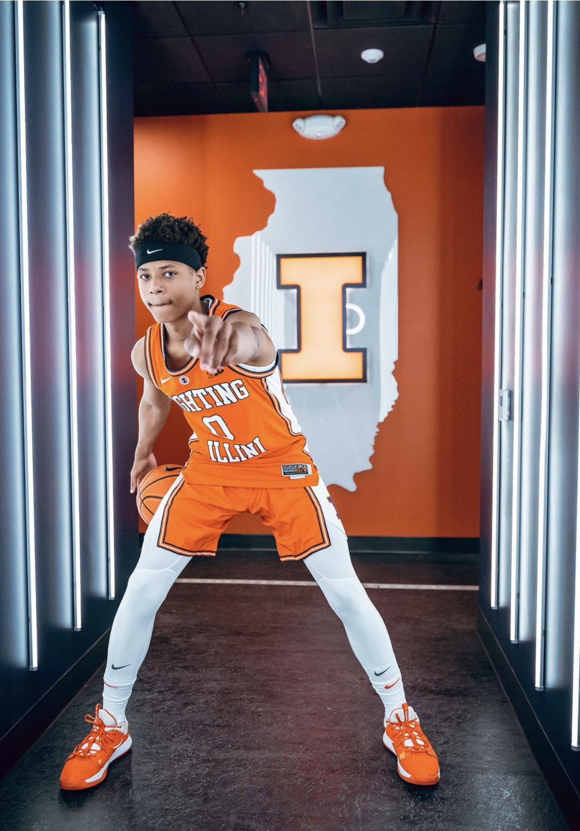 Jeremiah Fears visits Illinois Basketball