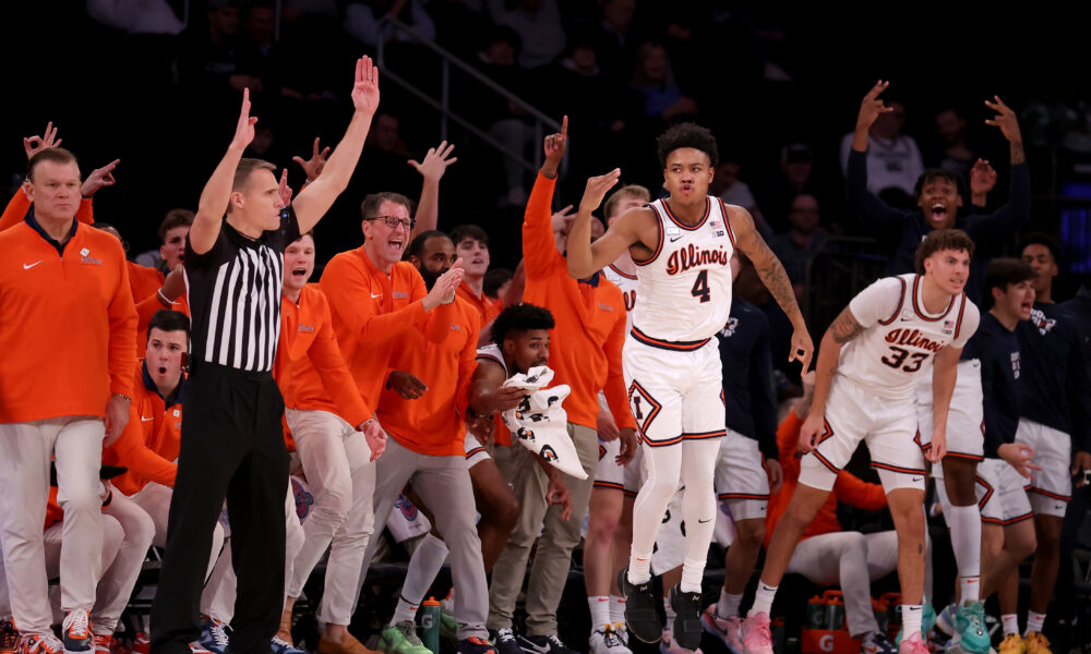 Illini Basketball Downs Final Four Team at MSG