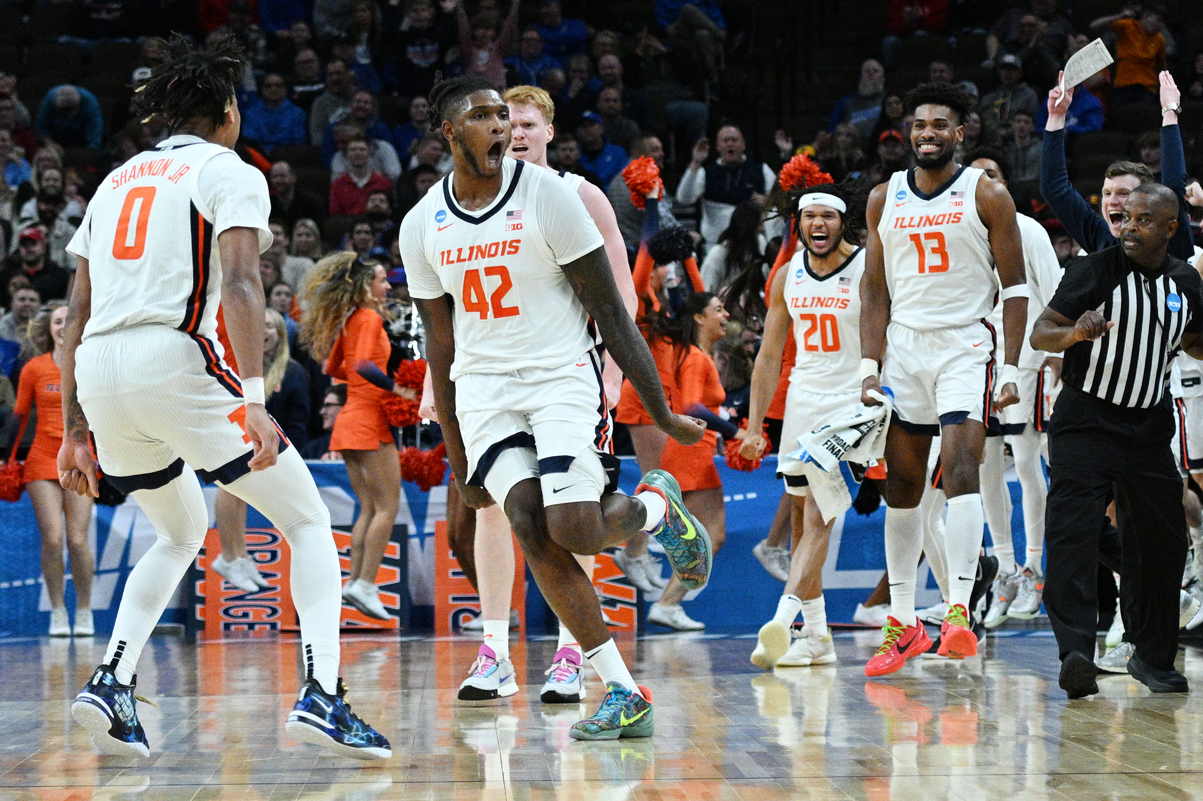 Illinois Basketball: Dainja Zone in Round of 64