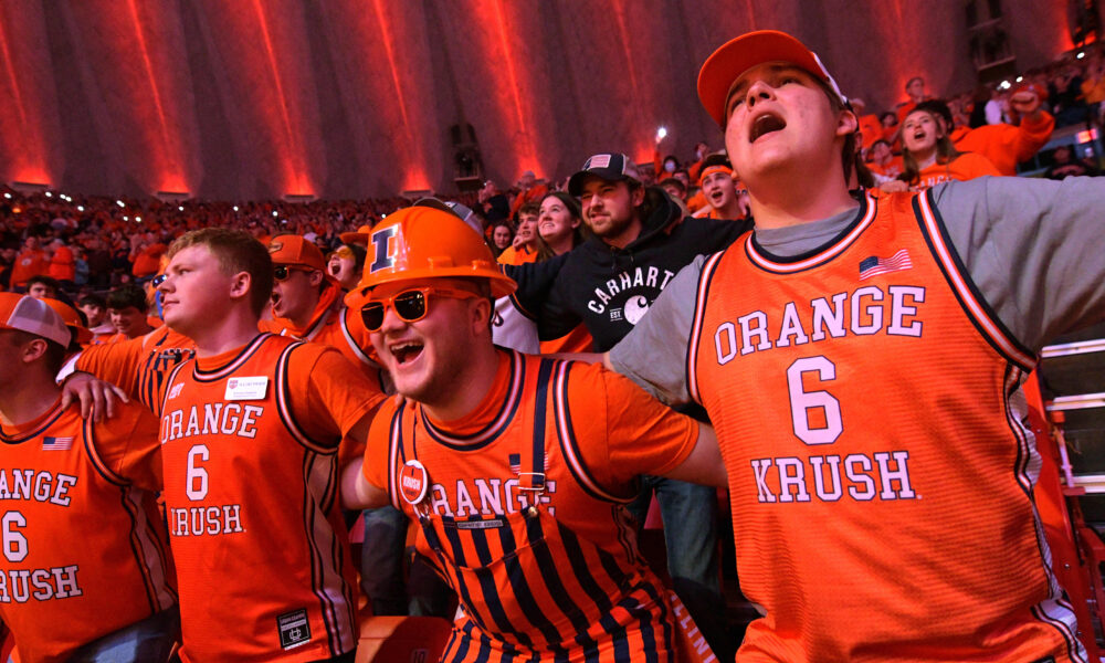 Illinois basketball fans are as passionate as they come