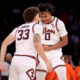 Illinois Basketball Stars, Terrence Shannon Jr And Coleman Hawkins celebrate a strong victory at Madison Square Garden