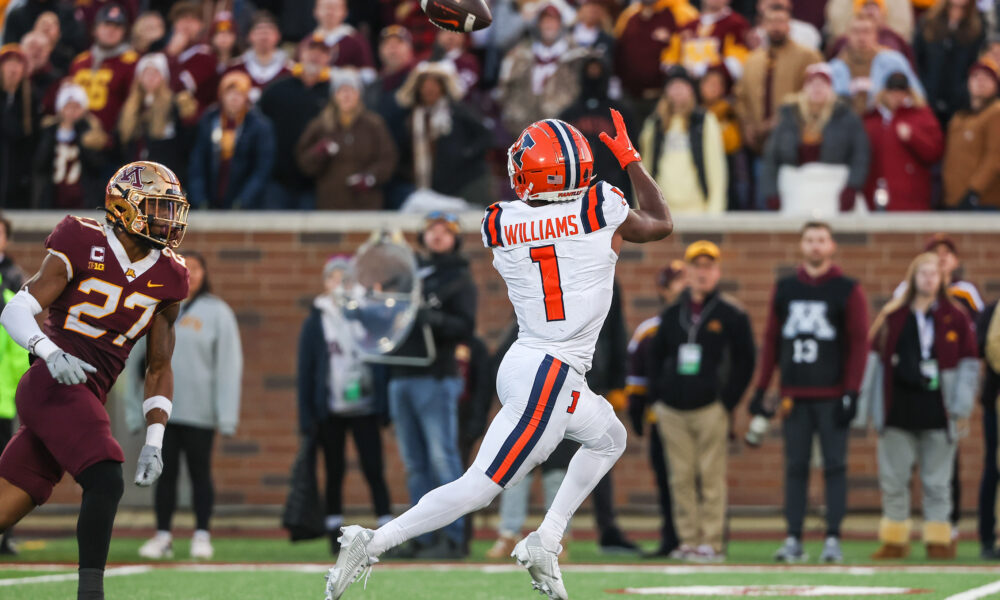 Former Illinois Football Star Isaiah Williams Impressing Detroit Lions Media