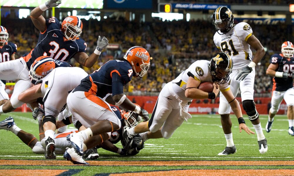 Illini Football last played the Missouri tigers in 2010