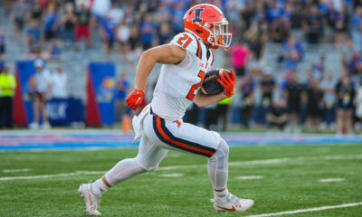 Illinois Football running back, Aidan Laughery.