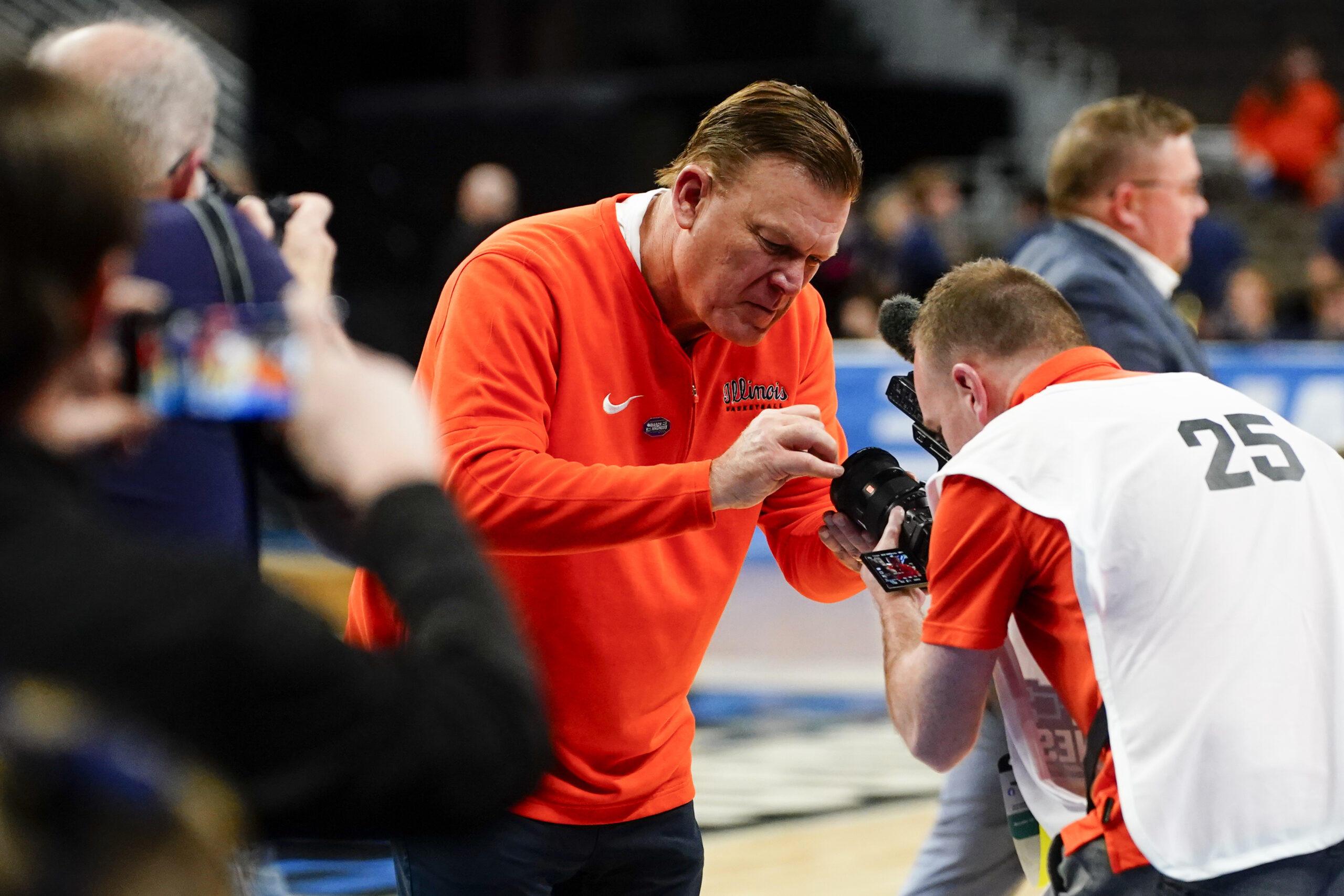 Illinois Basketball head coach Brad Underwood.