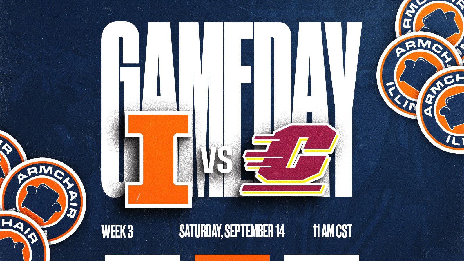 Illinois Football vs Central Michigan