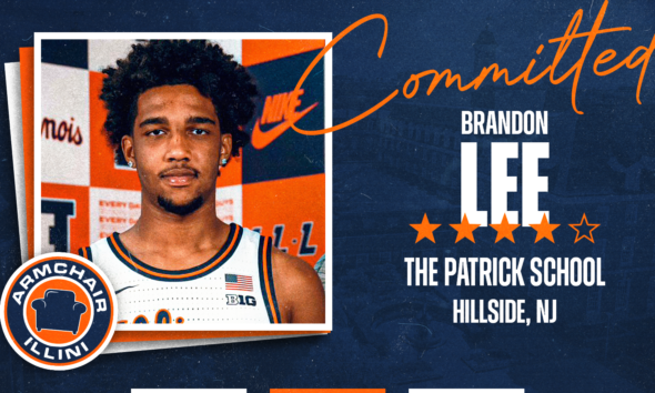 Illinois basketball Signee, Brandon Lee.