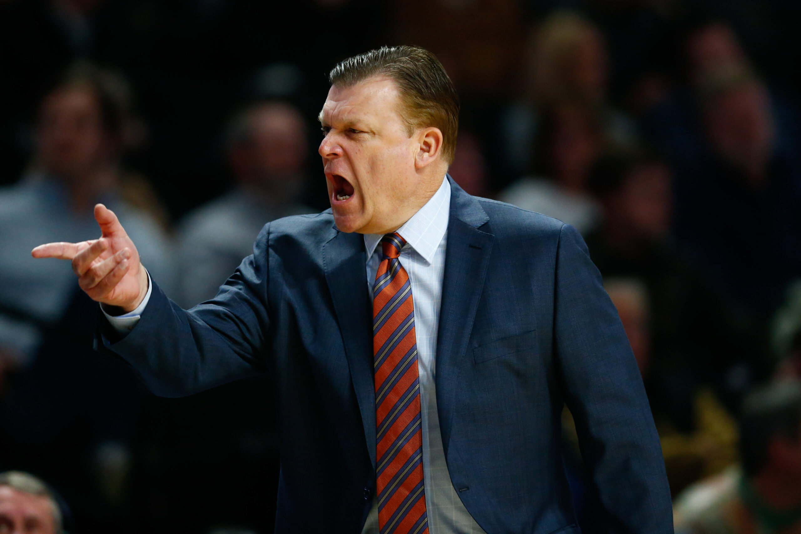 Illinois Basketball head coach Brad Underwood