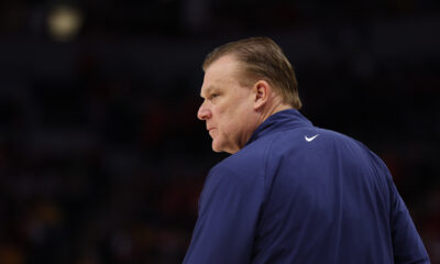 Illinois basketball coach, Brad Underwood.