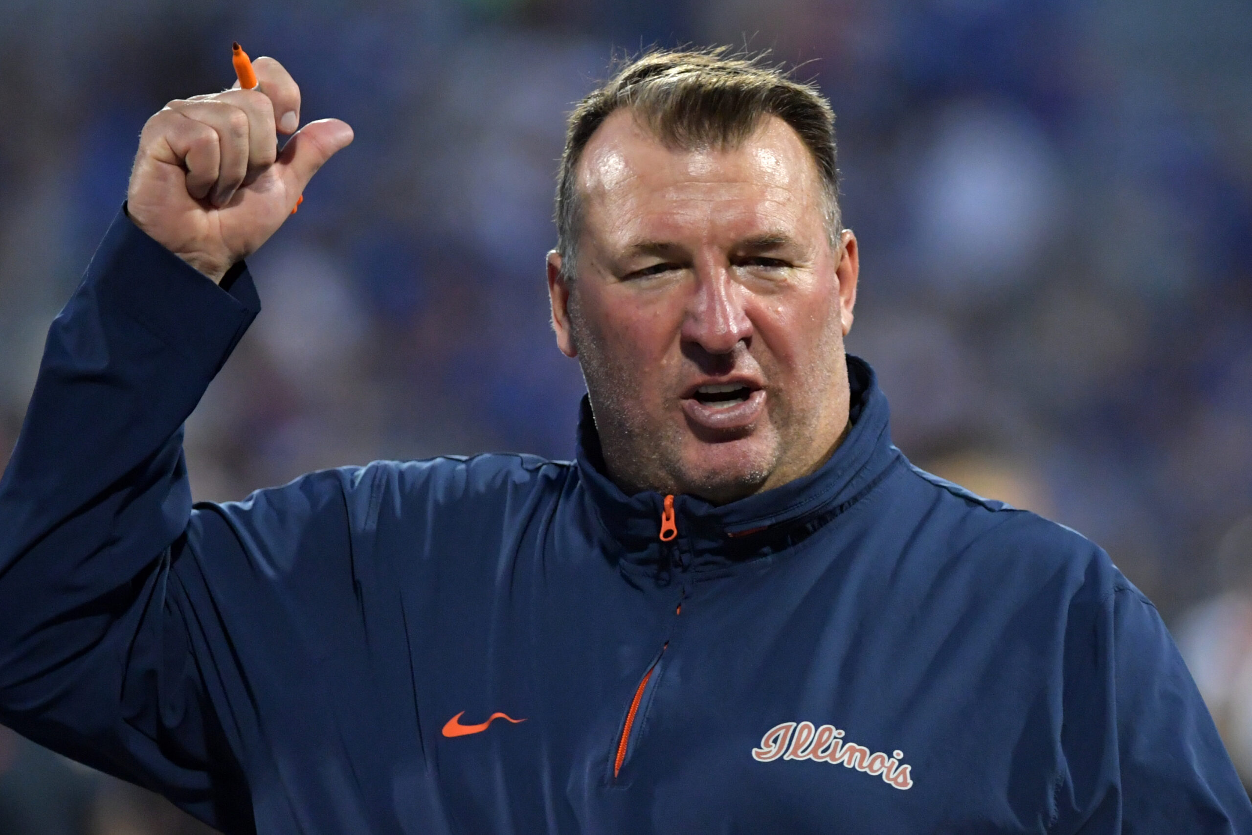 Illinois Football head coach, Bret Bielema.