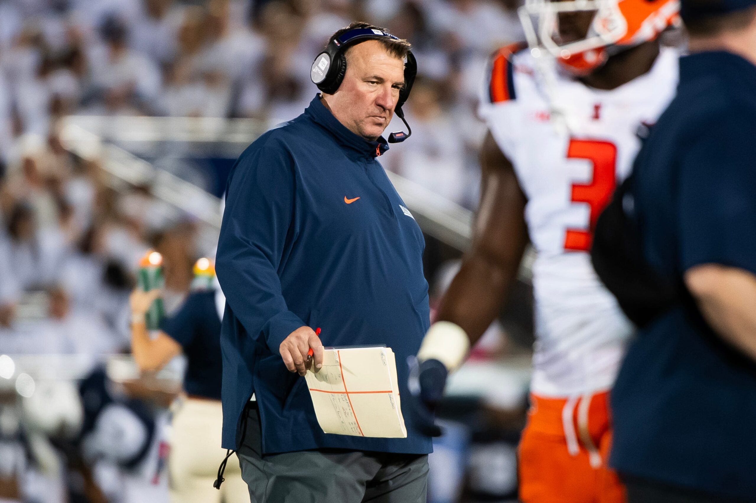 Illinois Football coach, Bret Bielema.