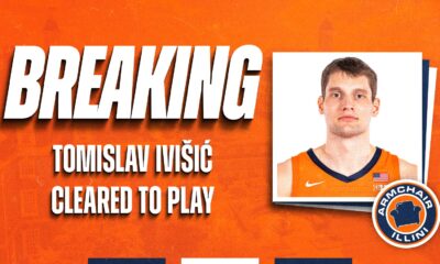 Illinois Basketball center Tomislav Ivisic has been cleared.