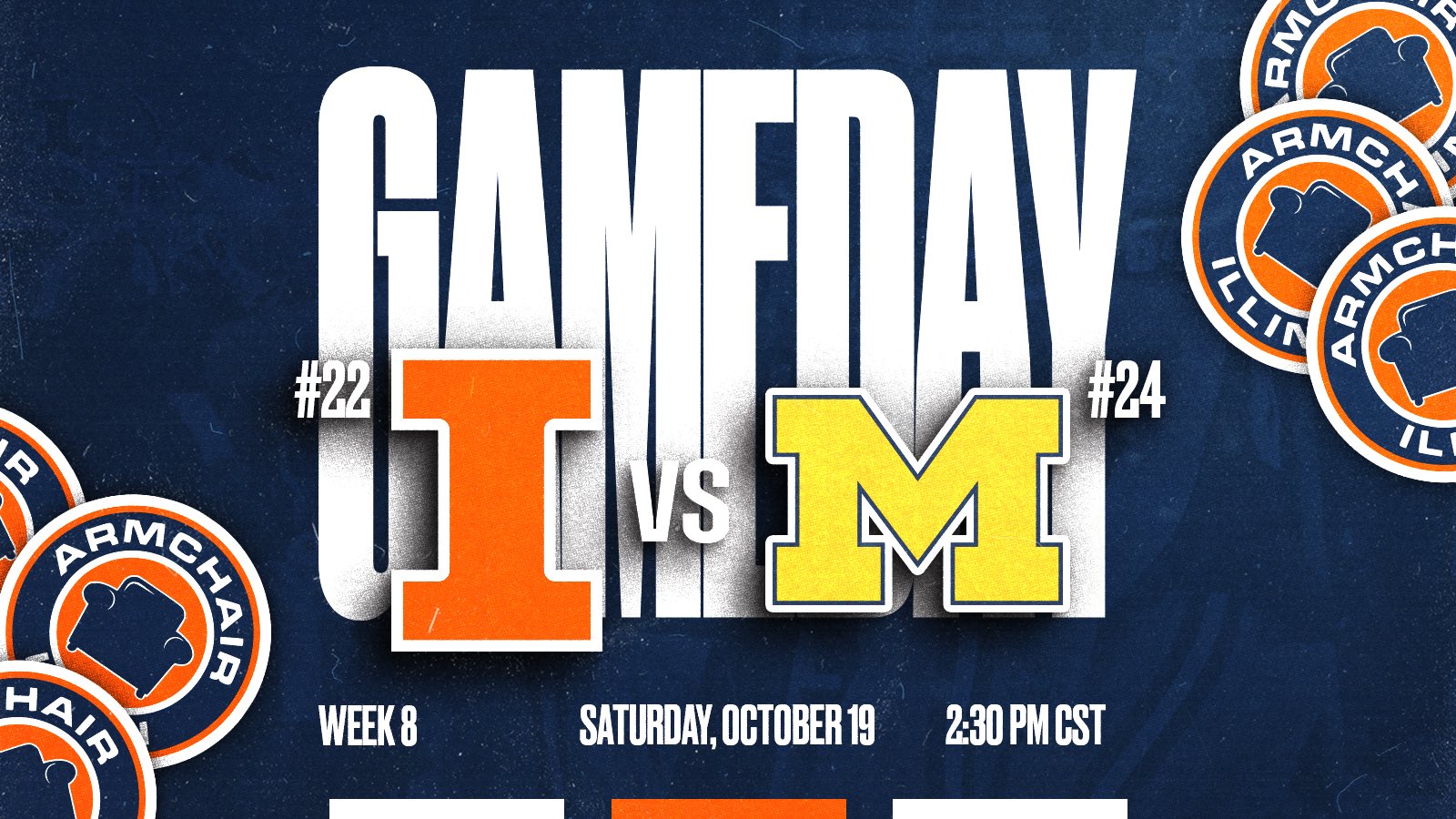 Illinois Football vs Michigan.