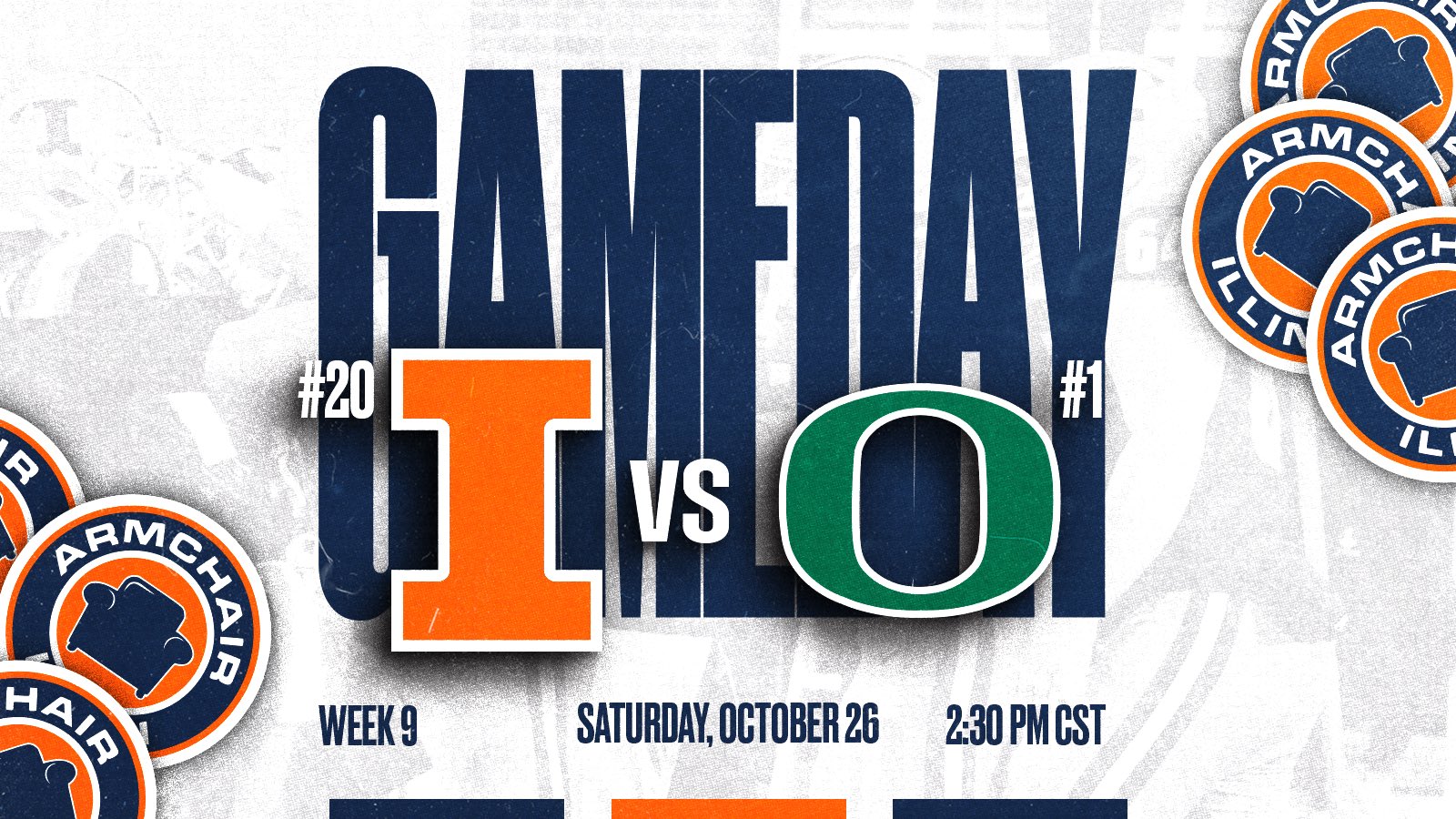 Illinois Football vs Oregon Ducks.