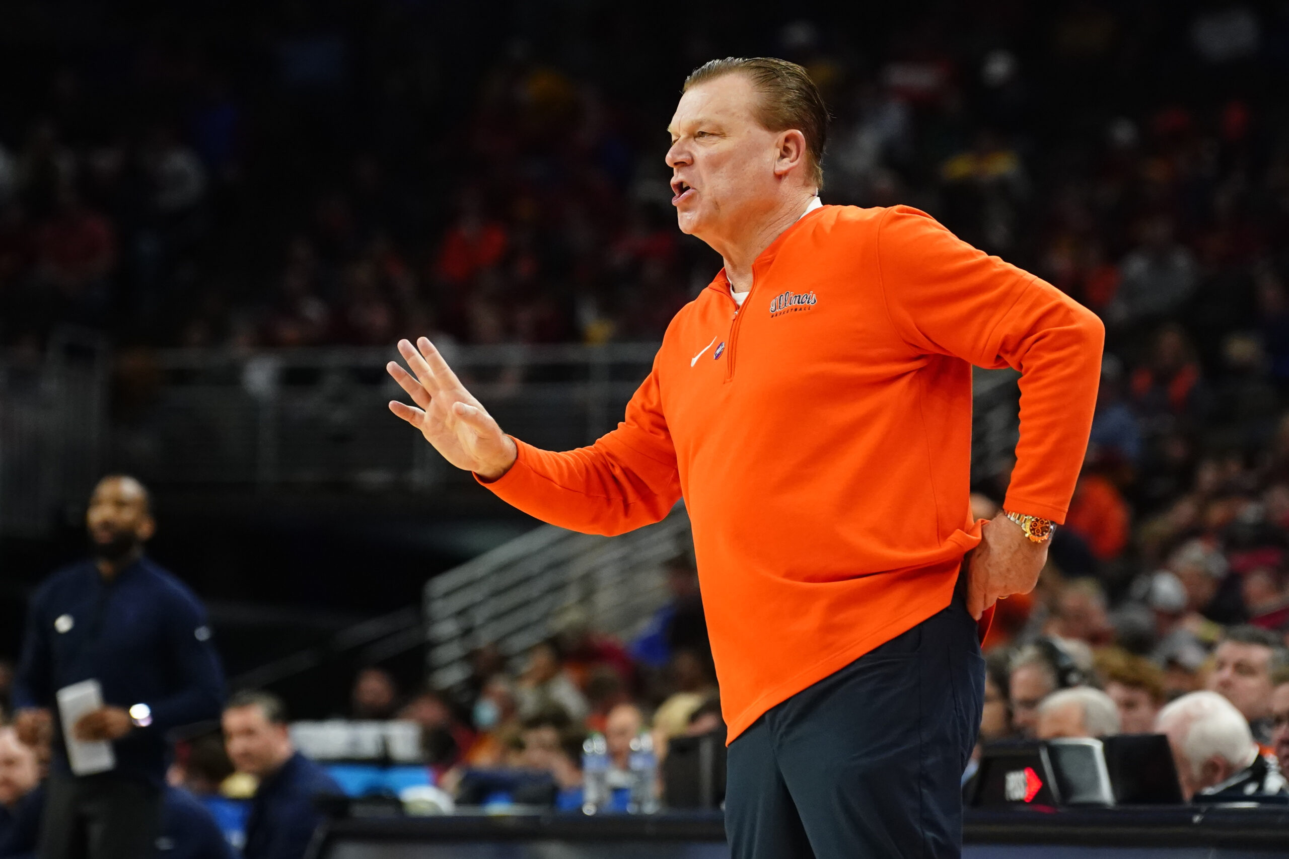 Illinois Basketball head coach, Brad Underwood.