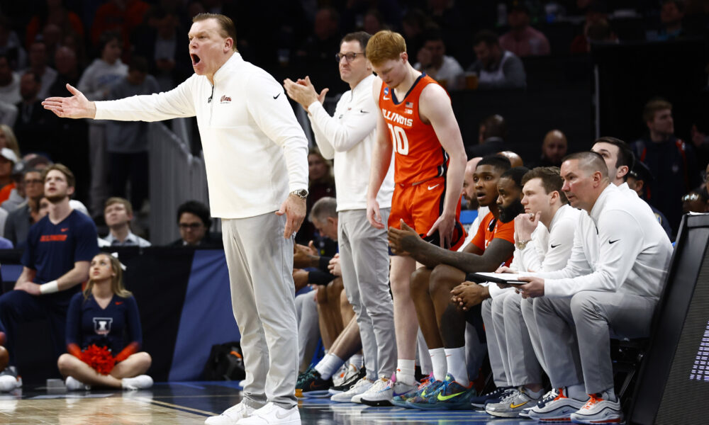 Illinois Basketball coach, Brad Underwood.