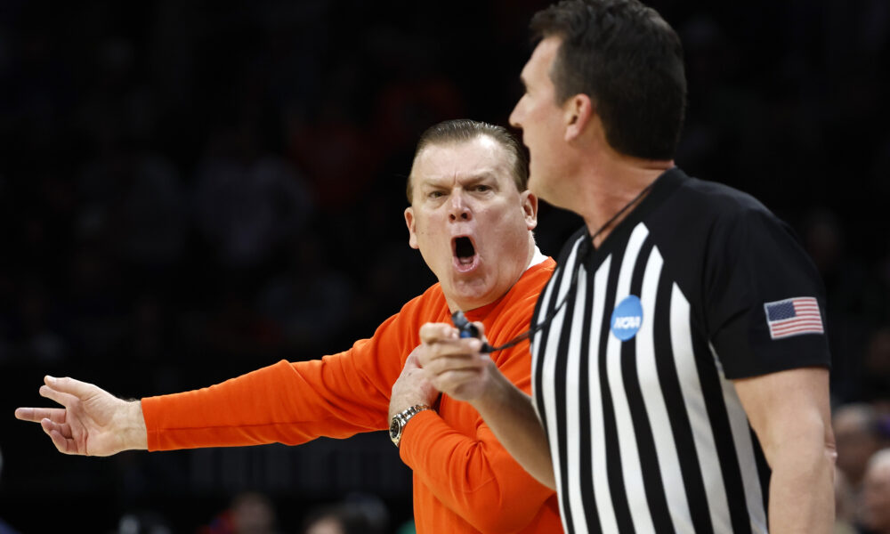 Illinois Basketball coach, Brad Underwood.