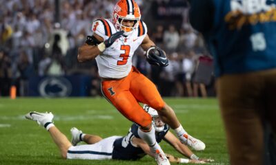 Illinois Football starting RB Kaden Feagin.