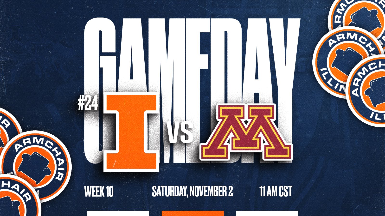 Illinois Football vs Minnesota.