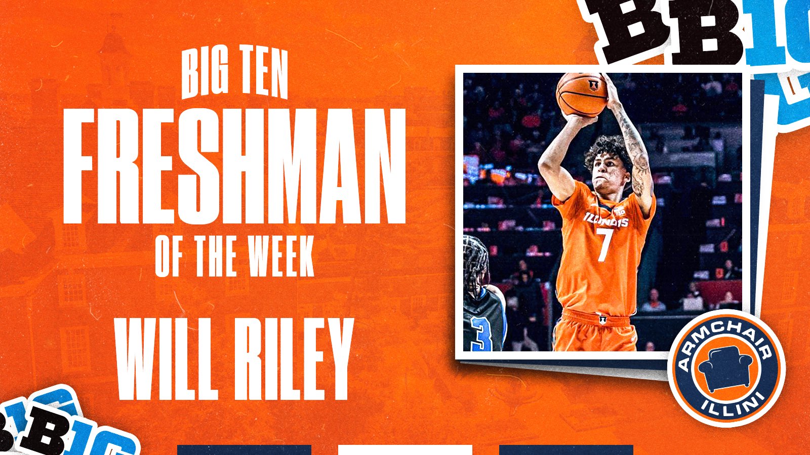 Illinois basketball has the B1G freshman of the week.