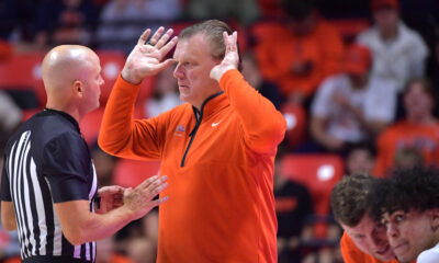 Illinois basketball head coach Brad Underwood.