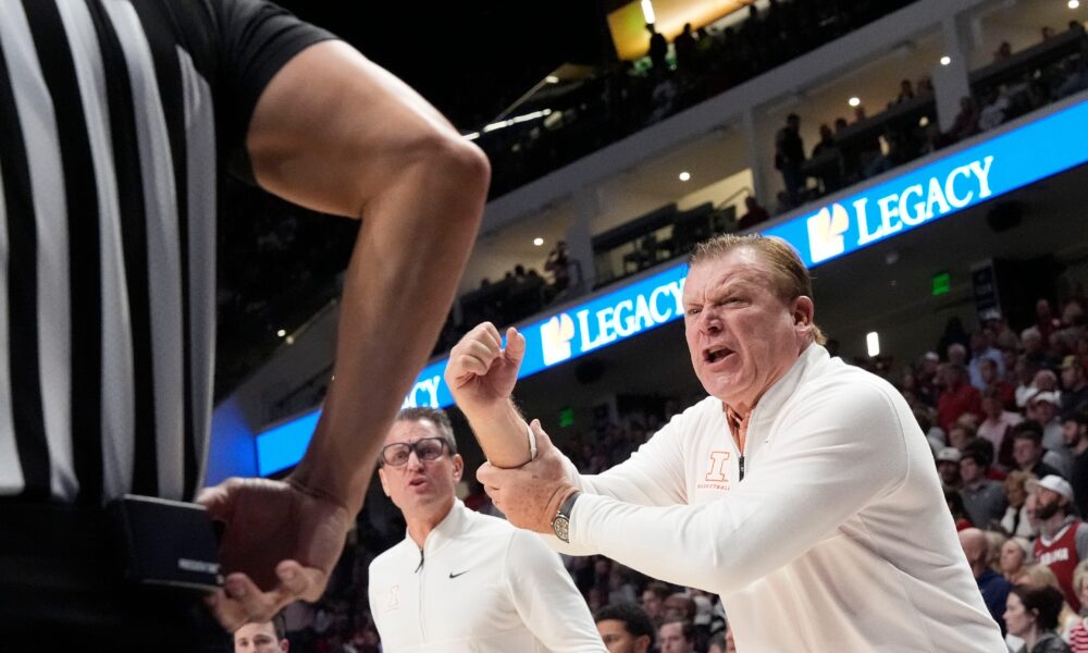 Illinois basketball head coach Brad Underwood.