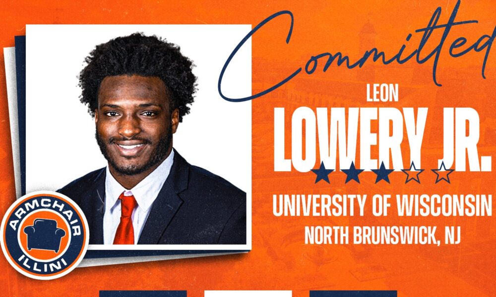 Illinois football made news with the signing of Leon Lowery Jr.