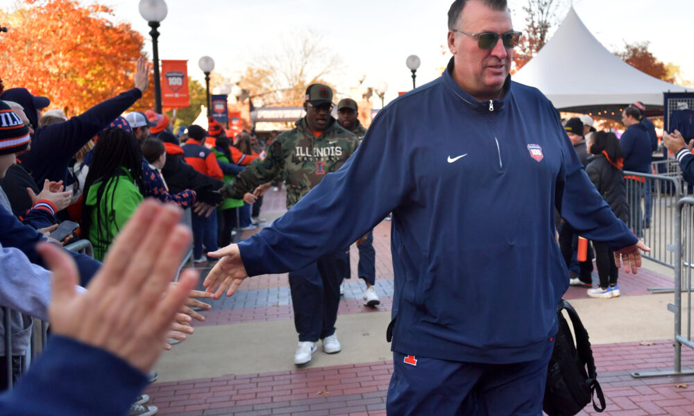 Illini head coach Bret Bielema knows his program.