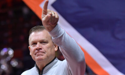 Illinois basketball head coach Brad Underwood.