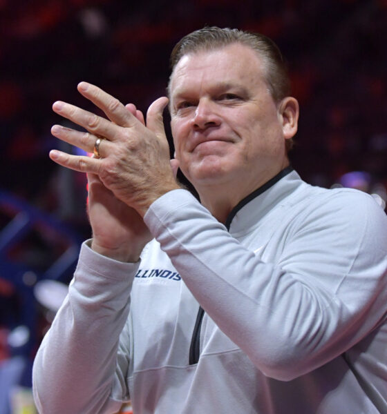 Illini head coach, Brad Underwood.