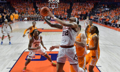 Illinois basketball forward, Tre White.