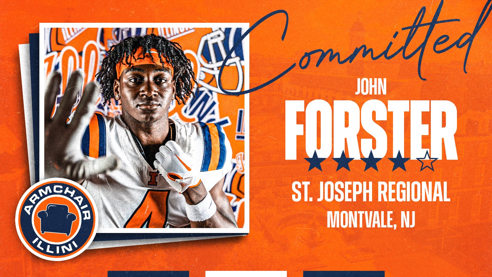 newest Illinois football commit, John Forster.