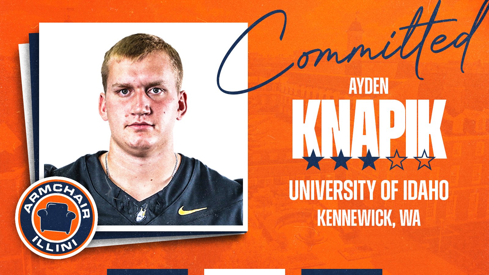 News: Illinois Football signs Idaho transfer Ayden Knapik