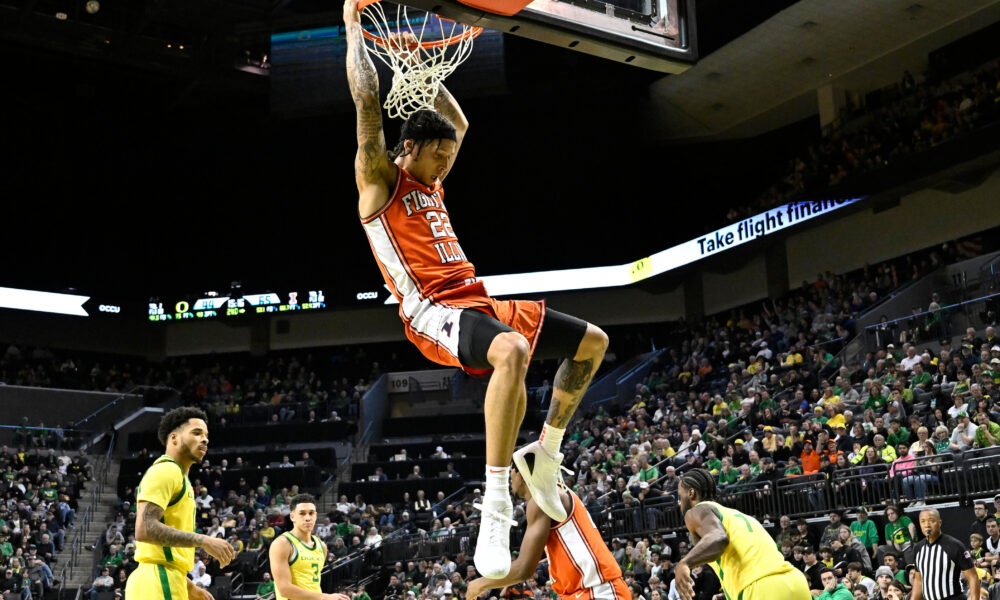 Illinois basketball has benefitted from the recent strong play of forward, Tre White.