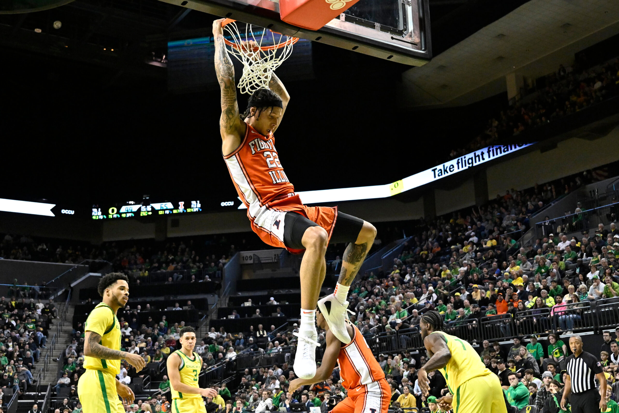 Illinois basketball has benefitted from the recent strong play of forward, Tre White.