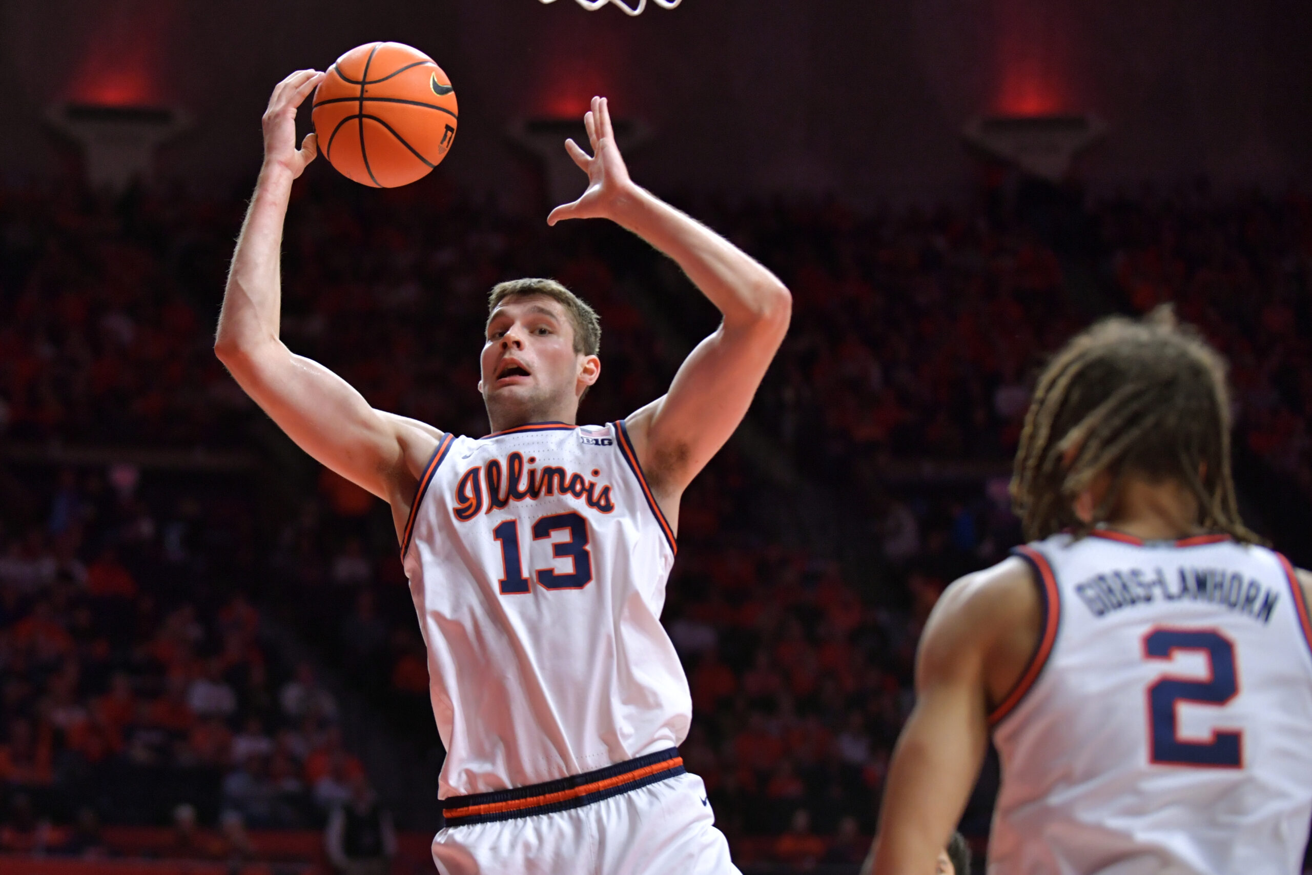 Illinois basketball center, Tomislav Ivisic.