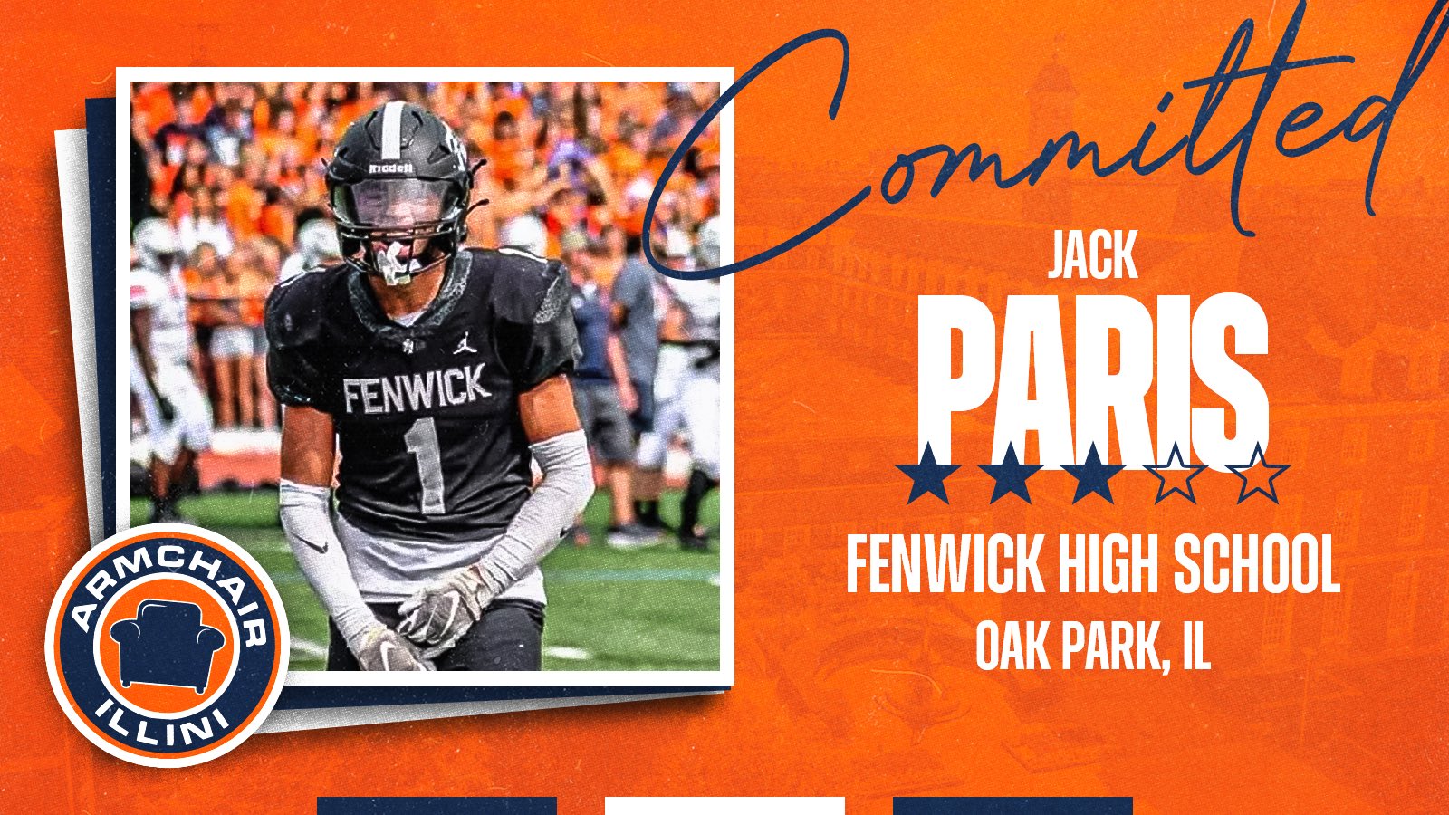 Illinois Football lands Jack Paris from Fenwick.