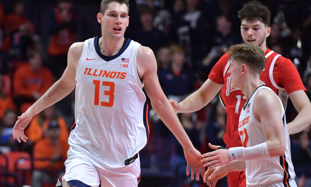 Two of the Big three members for Illinois basketball.