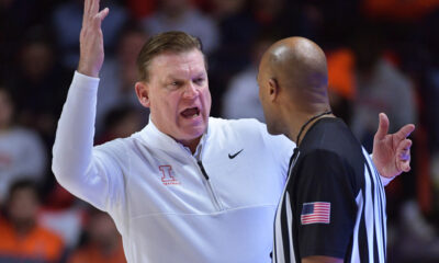 Illinois basketball coach Brad Underwood.