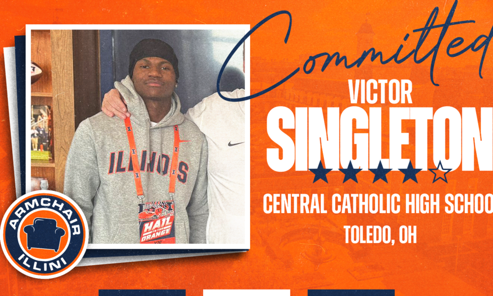 Illinois Football landed Victor Singleton.