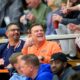 Illinois basketball coach Brad Underwood and Orlando Antigua.