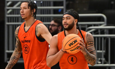 Illinois basketball guard Kylan Boswell.