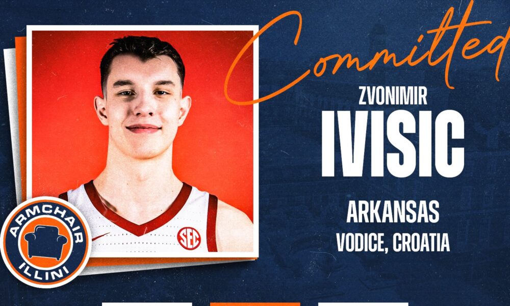 The Illini land the commitment of Arkansas center Zvonimir Ivisic