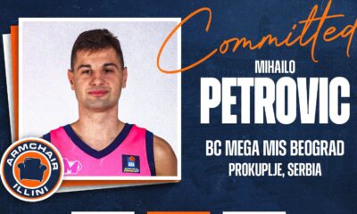 illinois basketball commit Mihailo Petrovic.