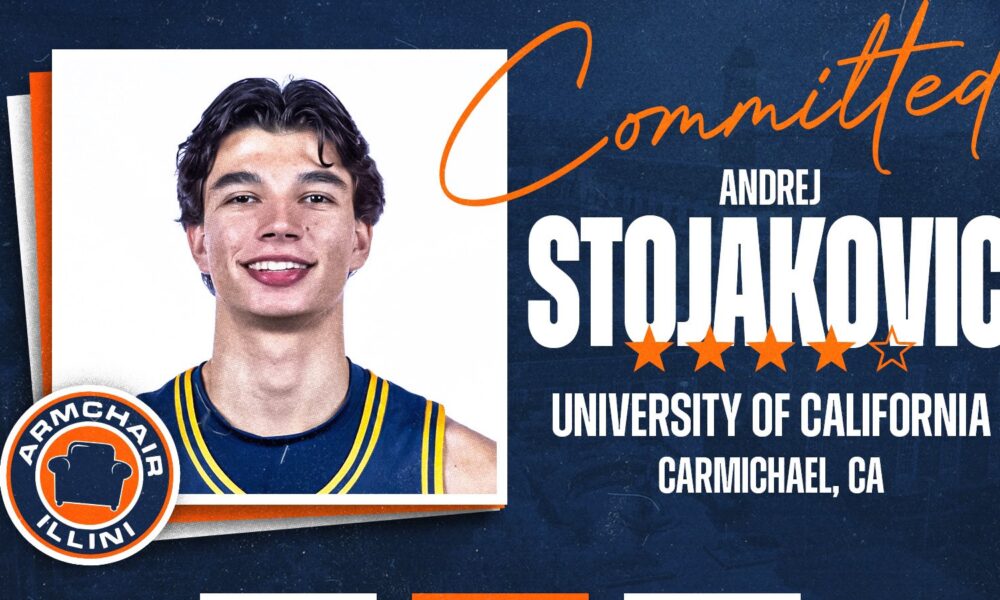 Illinois basketball landed the commitment of Andrej Stojakovic.