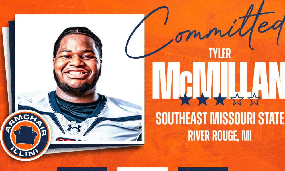 News; Illinois Football welcomes in transfer lineman Tyler McMillan.