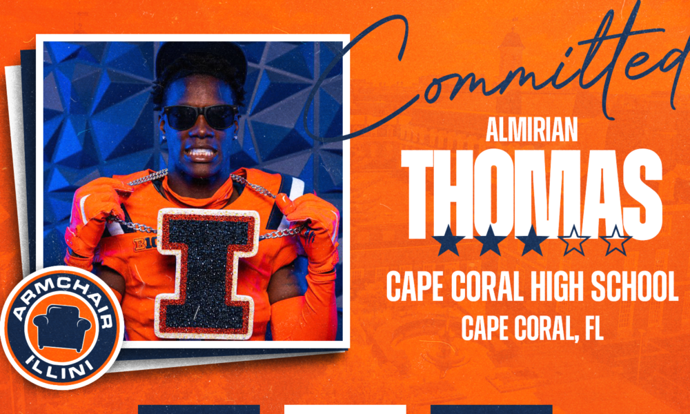 News: Illinois football lands the commitment of Almirian Thomas.